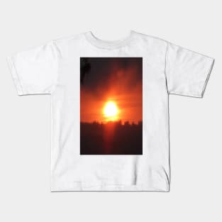 Golden Sunrise Over the Columbia River 3 Kids T-Shirt